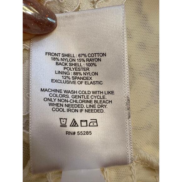 Vintage Express Y2K 90’s Babydoll Lace Sleeveless Tank Top Ivory Size XS - Picture 16 of 16